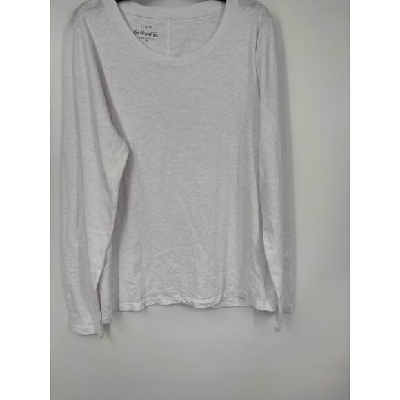 J.Crew Factory Long-Sleeve Crewneck girlfriend tee Size M - Picture 3 of 5